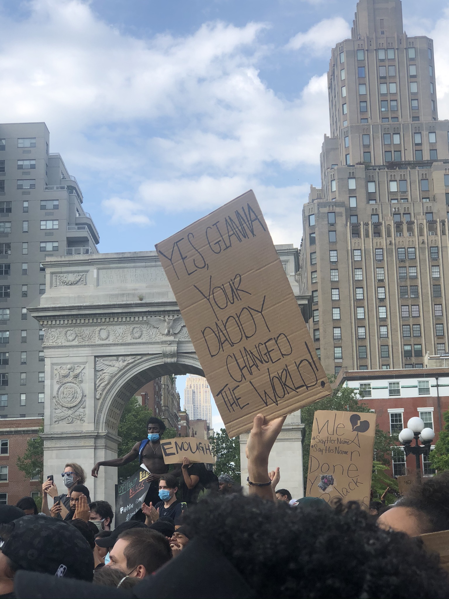 The March for Stolen Lives and Looted Dreams; NYC, June 6, 2020