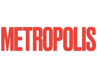 Metropolis Magazine logo in red
